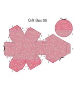 Pink Flower Gift Box1-Digital ClipArt-Candy-Jewelry Box-Outside-Gift Tag... - $37.50 MXN