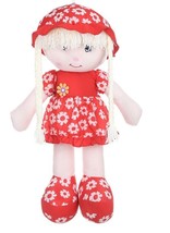 Lovely Rag Doll Girls&#39; Best Friend Red Plush Toy Soft Rag Doll Gift 23.6 Inch - £31.51 GBP