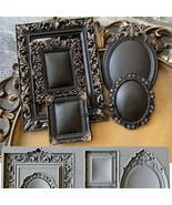 Border Relief Frame Mold Cake Chocolate decoration tools Glay mold Food ... - $20.69