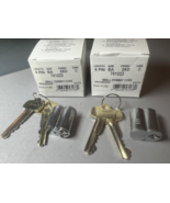 2 Pack Kaba Ilco 6-Pin Interchangeable Core Master Key System 44 Satin C... - $29.69