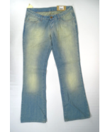 New REPLAY Jeans Womens 31x32 Blue Light Wash Bootcut Made Italy Tag Cot... - £22.38 GBP