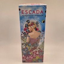 Turquoise Summer By Escada 3.3 Oz / 100 Ml Eau De Toilette Spray - New &amp; Sealed - £74.16 GBP
