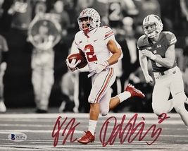 J.K. DOBBINS Autograph SIGNED OHIO STATE BUCKEYES 8x10 PHOTO BECKETT CER... - £70.81 GBP