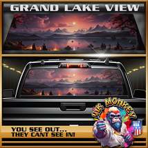 Grand Lake View - Truck Back Window Graphics - Customizable - $58.95+
