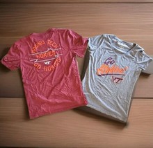 Womens Virginia Tech Hokies T-shirt Lot Of 2 Size Large - $281.31 MXN