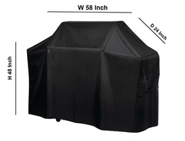 BBQ Grill Cover 58" X 24" X 48" Suitable for Weber Oxford Fabric is Waterproof - $62.56