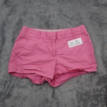 J Crew Shorts Womens 2 Pink Twill Low Rise Outdoor Casual Chino Broken In Bottom - £18.18 GBP