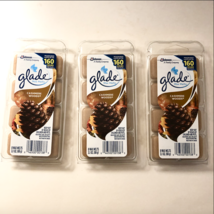 New Glade Wax Melts CASHMERE WOODS Scent Lot of 3 Packs with 8 in Each - $24.95