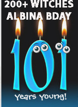 July 8 -10TH Many Blessings Albina&#39;s 101 Bday Gathering 220+ Witches Magick - £242.82 GBP