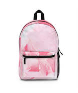 Backpack for School/Work/Travel - Waterproof Fabric, Pink Flower Bloom, ... - £46.61 GBP
