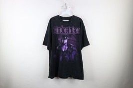 Vintage 90s WWF Mens XL Faded Spell Out The Undertaker Wrestling T-Shirt... - £102.26 GBP