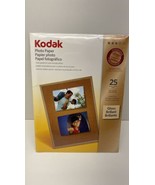 KODAK PREMIUM PHOTO PAPER GLOSS 25 SHEETS 8 1/2 x 11 - 66 lb - £7.84 GBP