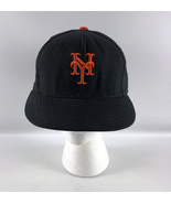 New York Giants Fitted Baseball Hat American Needle Black Orange Vintage NY - $69.29