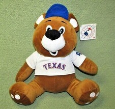 TEXAS RANGERS MLB TEDDY BEAR NANCO 2010 PLUSH STUFFED ANIMAL WITH HANG T... - £8.92 GBP