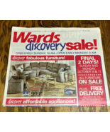 Wards 1999 newspaper sale flyer newspaper insert circular ad - $26.99 CAD