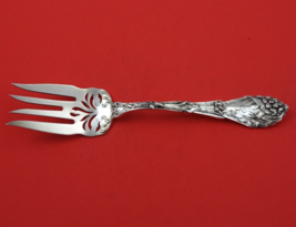 Narcissus by Blackinton Sterling Silver Cold Meat Fork Pierced 7 1/2&quot; Serving - $107.91