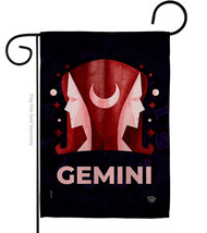 Gemini Garden Flag Zodiac 13 X18.5 Double-Sided House Banner - $19.97