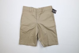 Deadstock Vintage Dickies Mens Size 32 Spell Out Regular Fit Work Shorts Beige - £46.68 GBP