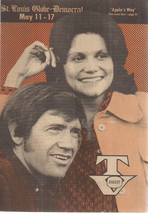 TV DIGEST St. Louis MO May 11 1974 Ronny Cox Lee McCain cover Waltons Will Geer  - £8.85 GBP