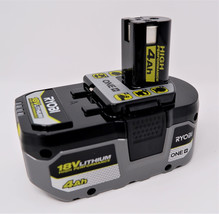 RYOBI PBP004 ONE+ GENUINE 18V LITHIUM ION 4.0AH HP BATTERY WORKS W/ALL O... - £40.54 GBP