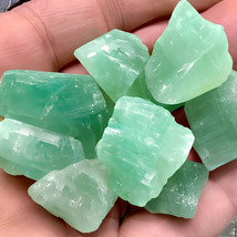 GREEN CALCITE Crystal Rough *Lustrous 1&quot; Size * 1/4 Lb to 5 lb Lots - £4.25 GBP+