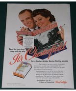 Chesterfield Good Housekeeping Magazine Ad Vintage 1941 Fred Astaire Hay... - $20.45 CAD