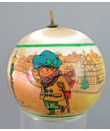 VTG A Christmas Carol Foam &amp; Satin Ball Christmas Ornament Undated / Unm... - $11.26