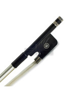 New High Quality 4/4 Cello Bow Satin Carbon Fiber Round Silver Wrap Doub... - $75.75 CAD