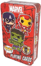 POP Marvel Superheroes Playing Cards Tin Hulk Captain America Iron Man Deck - $8.88