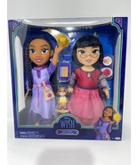 Disney Wish Asha &amp; Dahlia 14&quot; Best Friends Dolls Pack + Outfits &amp; Access... - $1,849.33 MXN