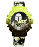 El Mandaloriano Baby Yoda Digital LCD Reloj W/ Parpadeante Luminoso Cara... - £9.60 GBP