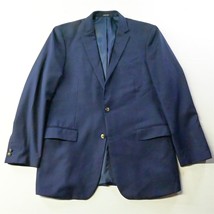 Mantoni 44L Navy Blue Silver Button Mens Blazer Sport Coat Jacket - $49.99