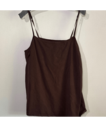 Lands&#39; End Dark Brown Camisole Top - $9.80