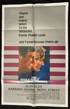 Seduction Of Joe Tynan One Sheet Movie Poster- Meryl Streep - $29.10
