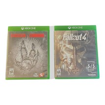 Lot of 2 XBOX ONE Video Games,  FALLOUT 4 No Manual,  Evolve Rated M Complete - £8.66 GBP