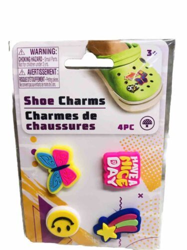 4pc PVC Shoe Charm Different Charms Fit for Croc Jibbitz Wristband