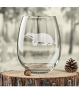 Badger Etched Glasses - Wine, Champagne, Pint Glasses, Shot Glass - $467.85 MXN - $598.90 MXN