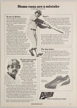 1978 Print Ad Puma &quot;World Series&quot; Baseball Shoes Reggie Jackson New York Yankees - £15.57 GBP