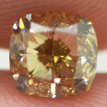 Cushion Shape Diamond Natural Fancy Brown Loose 1.06 Carat SI1 GIA Certificate - £1,478.80 GBP