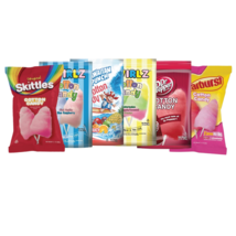 Charms Starburst Swirlz &amp; Skittles Variety Flavored Cotton Candy | Mix &amp;... - £10.79 GBP+