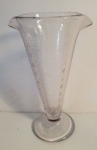 Glass Apothecary Measuring Beaker with Double Spouts Antique - $35.00