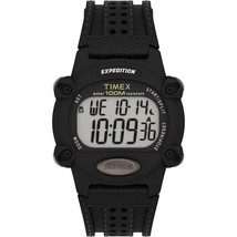 Timex Expedition Chrono 39mm Watch - Black Leather Strap - £44.07 GBP