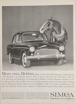 1960 Print Ad Simca Imported by Chrysler 50 HP 4-Speed Percheron Horse - $21.37