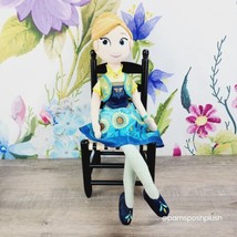 Disney Store Exclusive Frozen Anna Plush 21&quot; Stuffed Rag Doll - £11.79 GBP