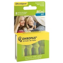 Ohropax Mini SOFT ear plugs 8ct./1 box made in Germany FREE SHIPPING - £8.44 GBP