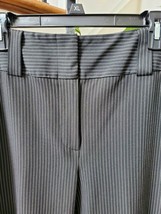 International Concepts Womens Black Stiped Polyester Mid Rise Dress Pant... - $55.00