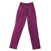 Wrangler Jeans High Waist Vintage Mom Womens 11 12 Purple Pleated Stonewashed - £39.96 GBP