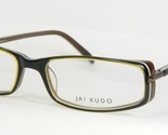 Jai Kudo 1661 P86 Olive / Schwarz/Weiß/Brauner Mehrlagig Brille 52-16-135mm - £52.49 GBP