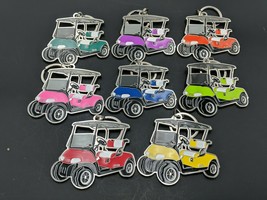 Golf Cart Multi-Color Keychains (9 total). Get one of every color! Mix and Match - £58.96 GBP