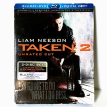 Taken 2 (Blu-ray/DVD, 2012, Widescreen Unrated) Like New w/ Slip !  Liam Neeson - £4.54 GBP